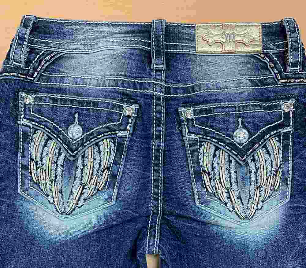 Miss Me Wings Skinny Jeans The Swanky Hanger Boutique 