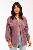 The Lance Mauve Shacket