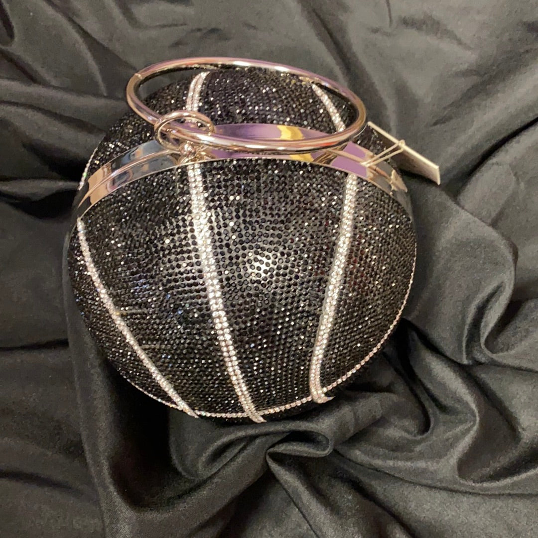 Glitter basketball online purse