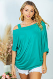 The Abby Top -  Kelly Green