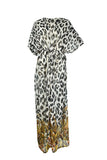 Leopard Print Bathing Suit Cover Up
