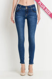 Plus Size Mid Rise Classic Skinny Jeans