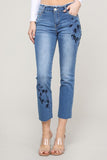 Embroidered Bling Jeans