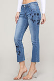 Embroidered Bling Jeans