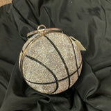 Embellished Basketball Purse