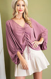 Front Ruched Top