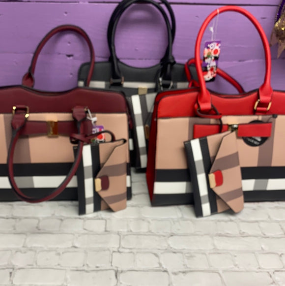 Diana  Plaid Handbag