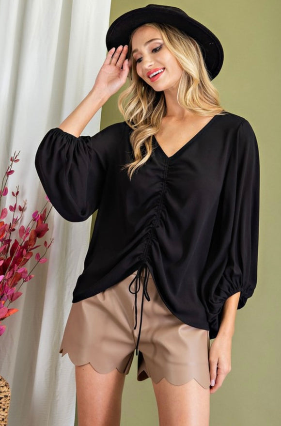Front Ruched Top