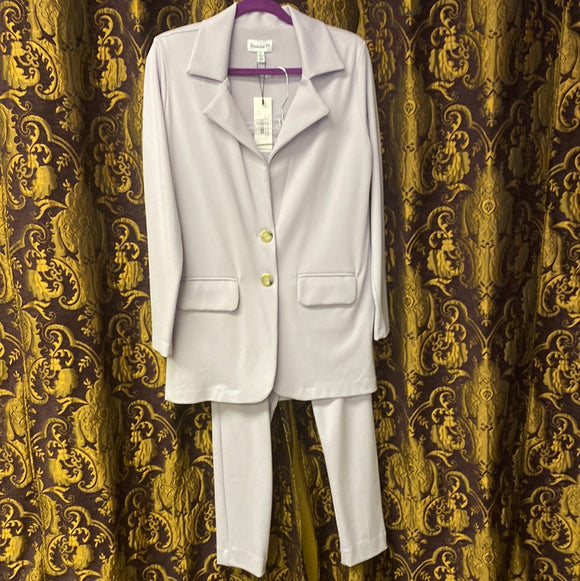 Lilac Ponti Pant Suit