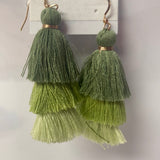 3-Tier Fringe Earrings