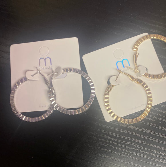 Hoop earrings