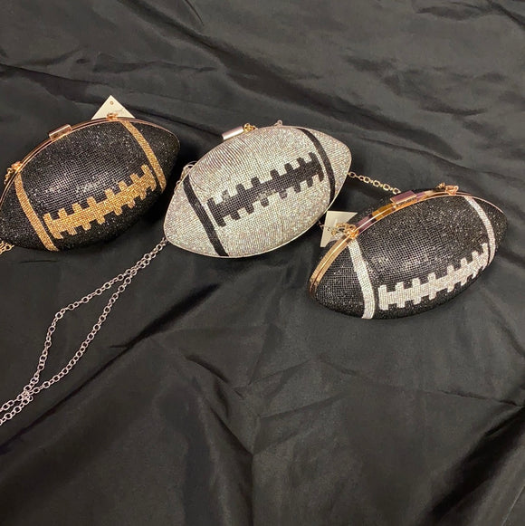 Embellished Football Purse