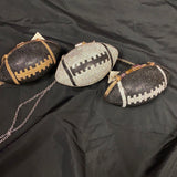 Embellished Football Purse
