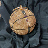 Embellished Basketball Purse