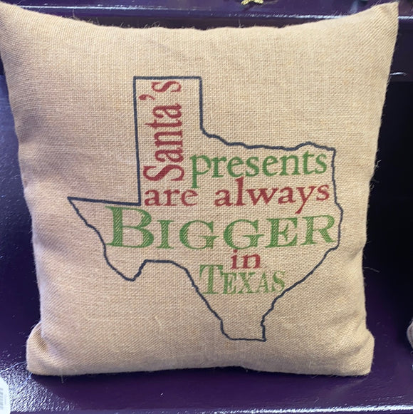 Texas Presents Pillow