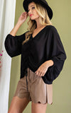 Front Ruched Top