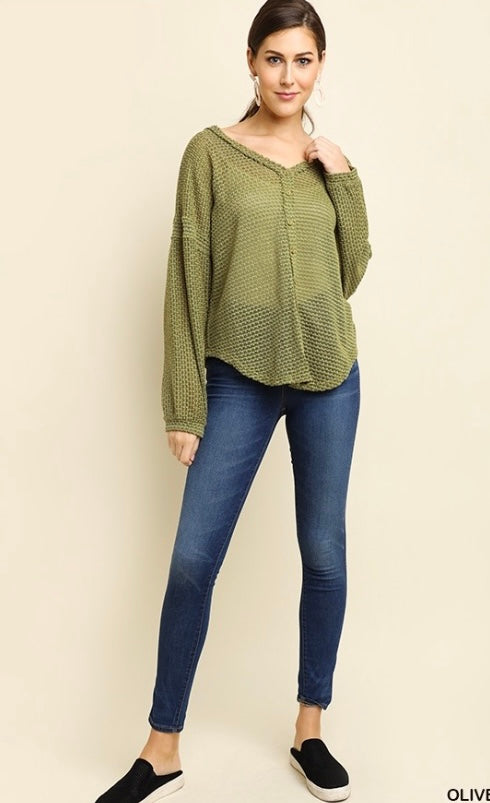 The Wendy Top Olive