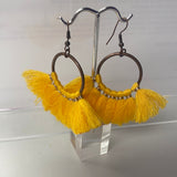 Circle Fringe Earrings