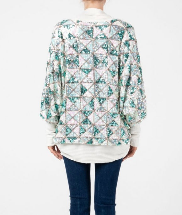 Miss Me Sequin Cardigan