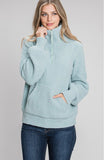 Plush Half Zip Sweater