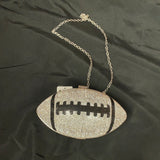 Embellished Football Purse